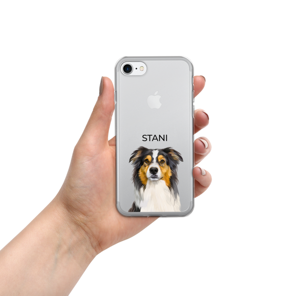 Custom Pet Portrait iPhone Case