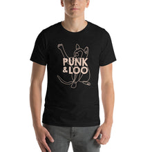 Load image into Gallery viewer, Punk & Loo - Pink Cat Logo Unisex T-Shirt