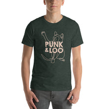Load image into Gallery viewer, Punk & Loo - Pink Cat Logo Unisex T-Shirt