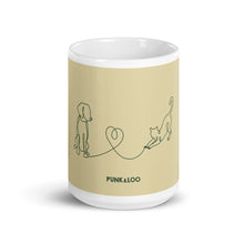 Load image into Gallery viewer, Dog Heart Kitty Mug