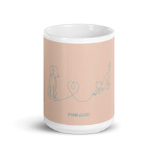 Load image into Gallery viewer, Dog Heart Kitty Mug