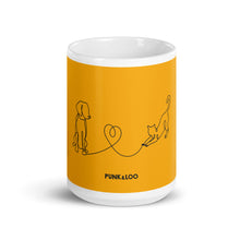 Load image into Gallery viewer, Dog Heart Kitty Mug