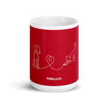 Load image into Gallery viewer, Dog Heart Kitty Mug