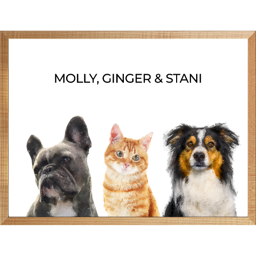 Your Pet Portrait - Customer's Product with price 209.95 ID M3Y4KPeFrmCiT_jlWRrh1aPv