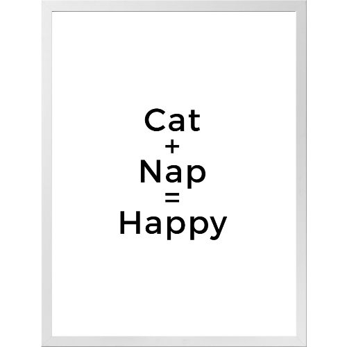 Cat + Nap = Happy - Customer's Product with price 99.95 ID QRi06dnH8_CJJiu3pviAC-iC