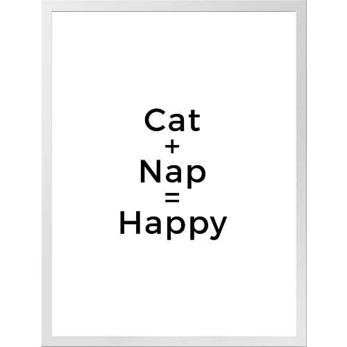 Cat + Nap = Happy - Customer's Product with price 99.95 ID PfIn2GdAzEcot1B5EIkZM1Pr