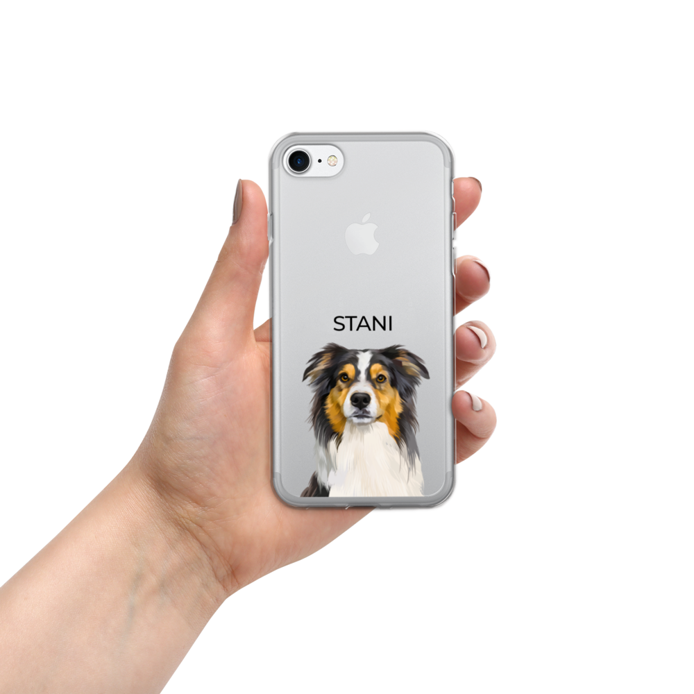 Custom Pet Portrait iPhone Case