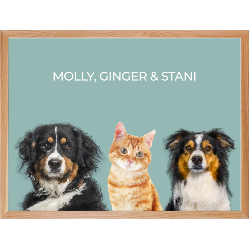 Your Pet Portrait - Customer's Product with price 179.00 ID sepK43Vq8sQzwTtfV29UOtT_