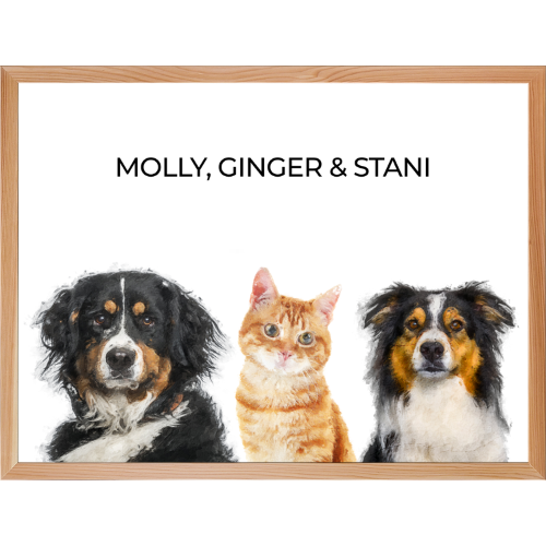 Your Pet Portrait - Customer's Product with price 179.00 ID wnmq5bkazM5F7rwdnJp1TWQv