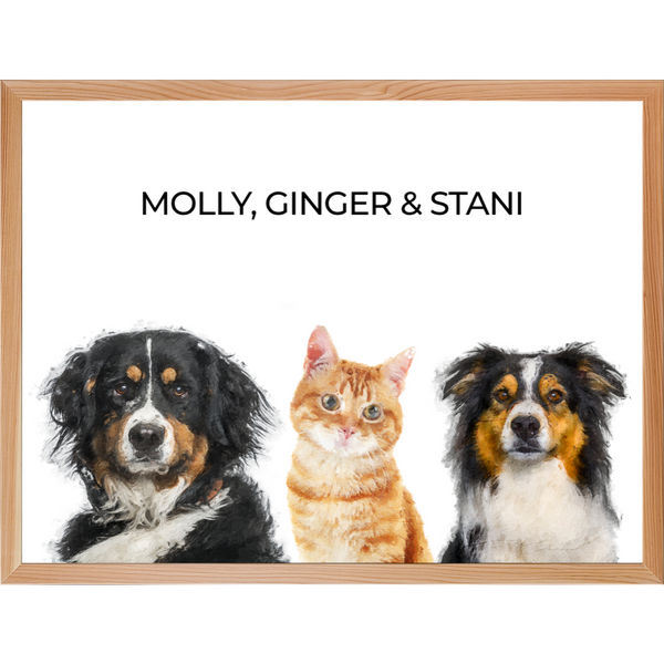 Your Pet Portrait - Customer's Product with price 238.95 ID oao9JRB1I2tQiMIKNQ7s-0Jb