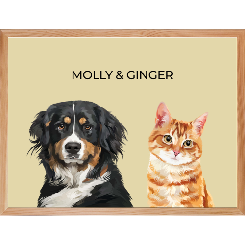 Your Pet Portrait - Customer's Product with price 199.00 ID 9fIjF7qIfyN7FpAk2_q6BXI3
