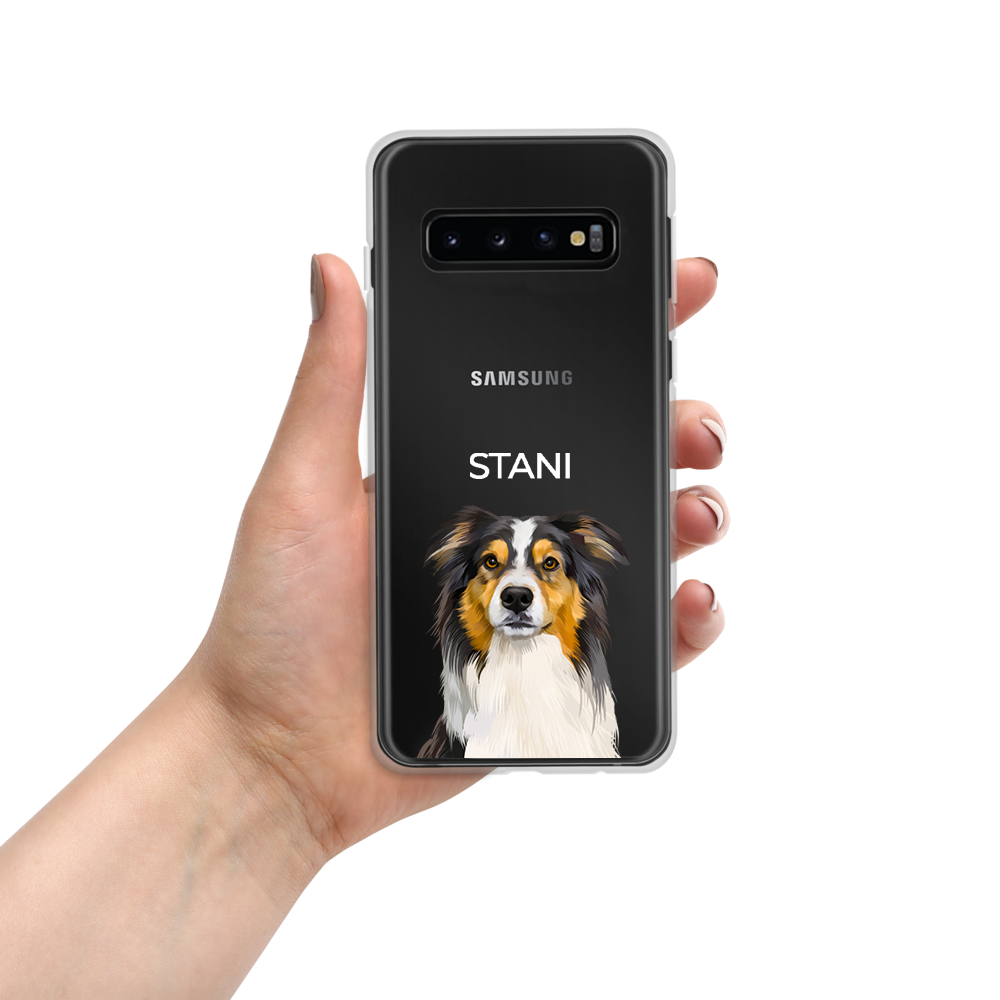 Custom Pet Portrait Samsung Phone Case