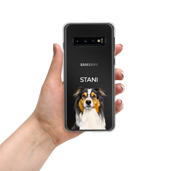 Custom Pet Portrait Samsung Phone Case