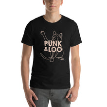 Load image into Gallery viewer, Punk &amp; Loo - Pink Cat Logo Unisex T-Shirt