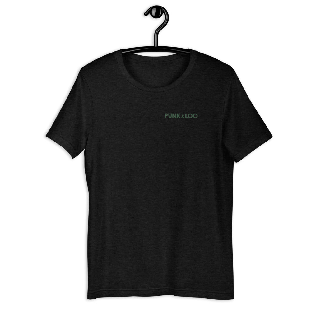 Punk & Loo - Green Long Logo Unisex T-Shirt