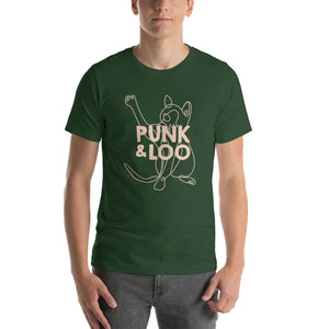 Punk & Loo - Pink Cat Logo Unisex T-Shirt
