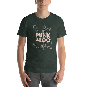 Punk & Loo - Pink Cat Logo Unisex T-Shirt