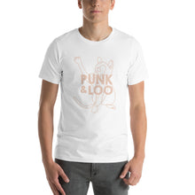 Load image into Gallery viewer, Punk &amp; Loo - Pink Cat Logo Unisex T-Shirt